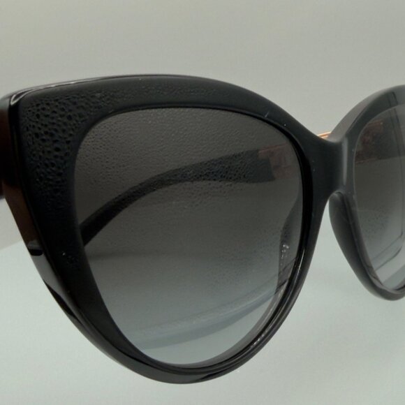 Tiffany & Co TF 4196 8001/3C Black Rose Gold Sunglasses Gradient 56 16 140 READ